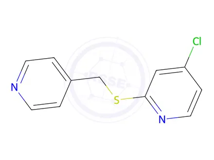 Chemical structure of 4-Chloro-2-((pyridin-4-ylmethyl)thio)pyridine