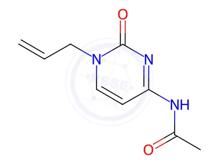 Chemical structure of N-(1-Allyl-2-oxo-1,2-dihydropyrimidin-4-yl)acetamide