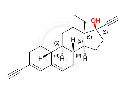 Chemical structure of Levonorgestrel EP Impurity C