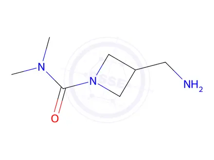 Chemical structure of 3-(Aminomethyl)-N,N-dimethylazetidine-1-carboxamide