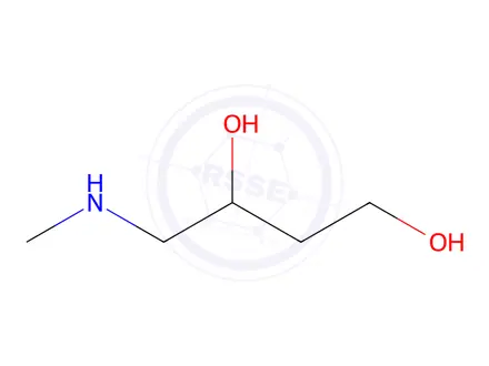 Chemical structure of 4-(methylamino)butane-1,3-diol