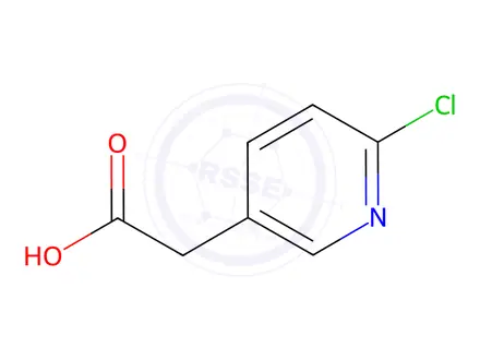 Chemical structure of 2-Chloropyridine-5-acetic acid