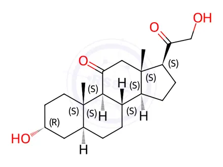 Chemical structure of Alphadolone