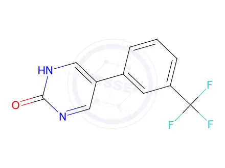 Chemical structure of 5-(3-(Trifluoromethyl)phenyl)pyrimidin-2-ol