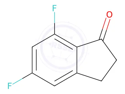 Chemical structure of 5,7-Difluoro-2,3-dihydroinden-1-one