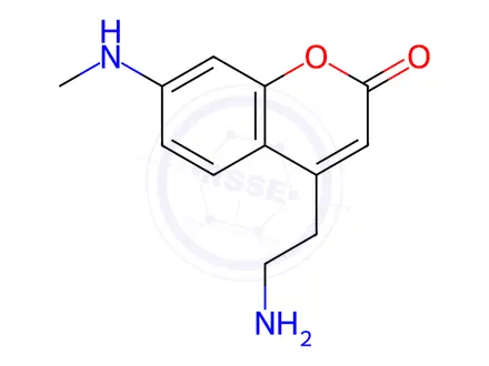 Chemical structure of FFN 206 Dihydrochloride