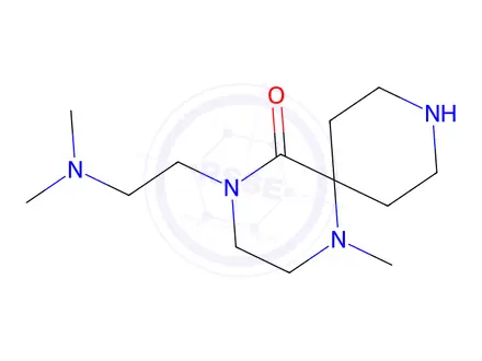 Chemical structure of 4-(2-(Dimethylamino)Ethyl)-1-Methyl-1,4,9-Triazaspiro[5.5]Undecan-5-One