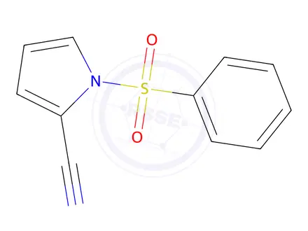 Chemical structure of 1-(Phenylsulfonyl)-1H-pyrrole-2-carbonitrile