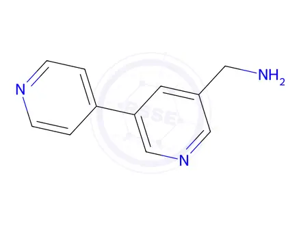 Chemical structure of [3,4'-bipyridin]-5-ylmethanamine