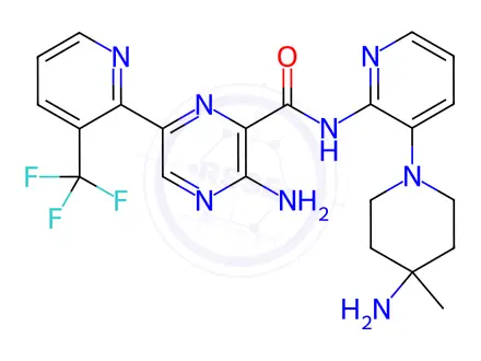 Chemical structure of Darovasertib