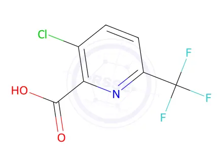 Chemical structure of 3-Chloro-6-(trifluoromethyl)picolinic acid