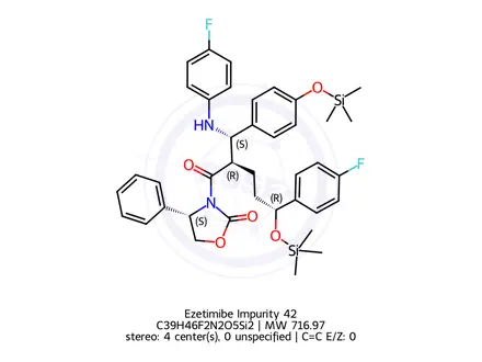 Chemical structure of Ezetimibe Impurity 313
