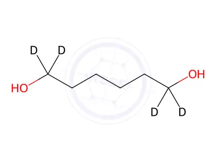 Chemical structure of 1,6-Hexane-1,1,6,6-d4-diol