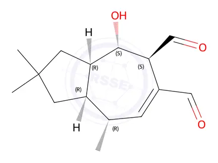 Chemical structure of PIPERDIAL