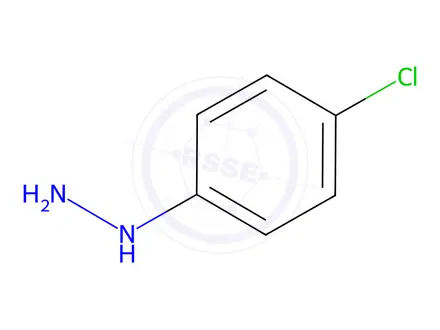 Chemical structure of (4-Chlorophenyl)hydrazine hydrochloride hydrate