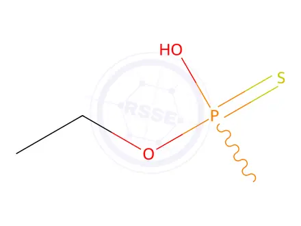 Chemical structure of O-Ethyl Methylphosphonothioate