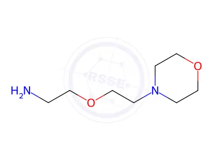 Chemical structure of 2-[2-(Morpholin-4-yl)ethoxy]ethan-1-amine