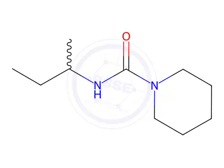 Chemical structure of N-(sec-butyl)piperidine-1-carboxamide