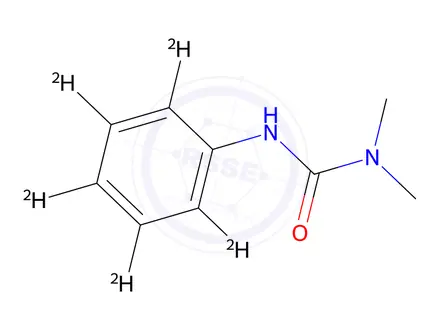Chemical structure of Lufenuron Impurity 9-d5 (Fenuron-d5)