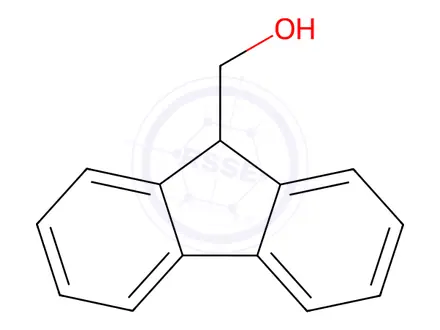 Chemical structure of 9-Fluorenemethanol