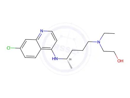 Chemical structure of Hydroxychloroquine S-isomer Impurity
