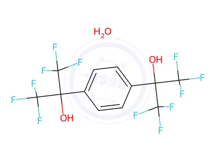 Chemical structure of A A A' A'-TETRAKIS(TRIFLUOROMETHYL)-1 4&
