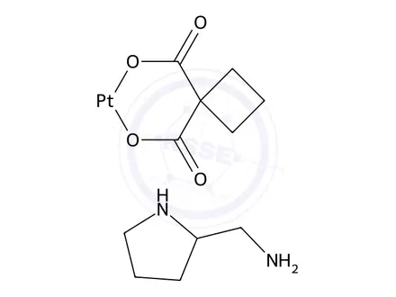 Chemical structure of Miboplatin