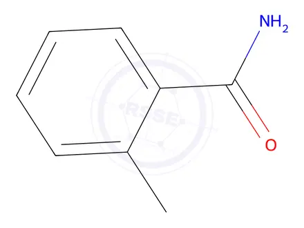 Chemical structure of 2-Methylbenzamide