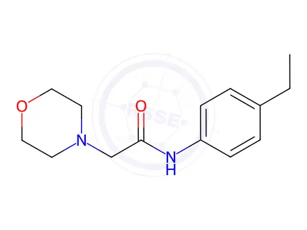 Chemical structure of N-(4-Ethylphenyl)-2-(morpholin-4-yl)acetamide