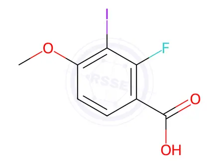 Chemical structure of 2-Fluoro-3-iodo-4-methoxybenzoic acid