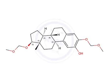 Chemical structure of 2-Hydroxy-3,17β-O-bis(methoxymethyl)estradiol