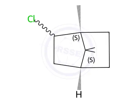 Chemical structure of (1R,2S,4R)-2-chloro-1,7,7-trimethylbicyclo[2.2.1]Heptane