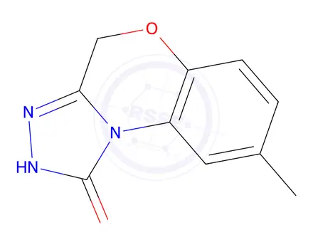 Chemical structure of 8-Methyl-2,4-dihydro-1H-benzo[b][1,2,4]triazolo[4,3-d][1,4]oxazin-1-one