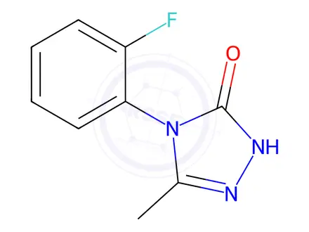 Chemical structure of 4-(2-Fluorophenyl)-5-methyl-2,4-dihydro-3H-1,2,4-triazol-3-one