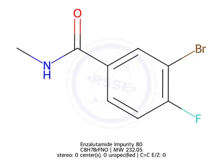 Chemical structure of Enzalutamide Impurity 138