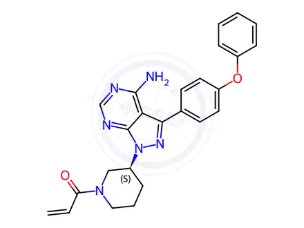 Chemical structure of (S)-Ibrutinib