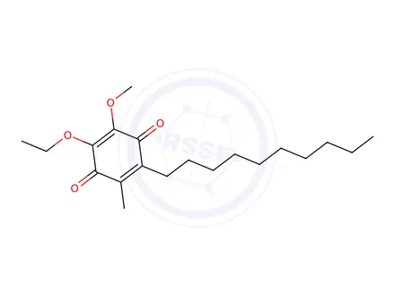 Chemical structure of 6-decyl-3-ethoxy-2-methoxy-5-methyl-1,4-benzoquinone