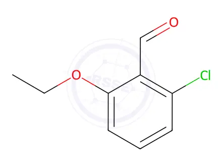 Chemical structure of Benzaldehyde, 2-chloro-6-ethoxy-