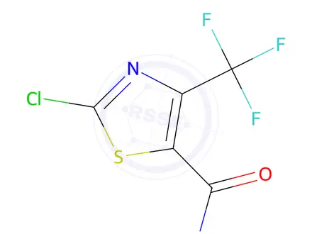 Chemical structure of 2-Chloro-4-(trifluoromethyl)thiazole-5-carboxamide