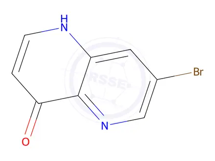 Chemical structure of 7-bromo-1,5-naphthyridin-4(1H)-one