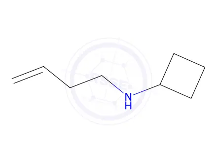Chemical structure of n-(but-3-en-1-yl)cyclobutanamine