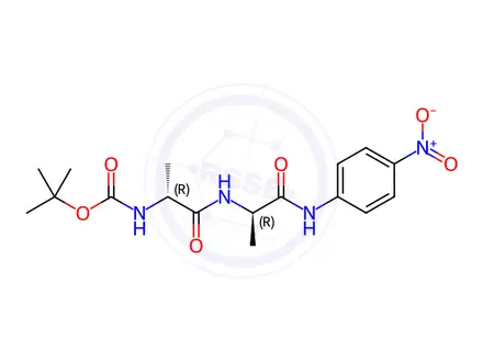 Chemical structure of Boc-Ala-Ala-pNA