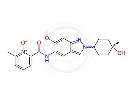 Chemical structure of Nacresertib