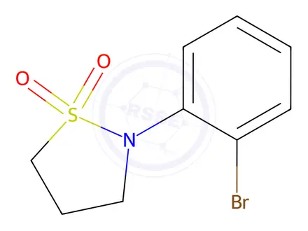 Chemical structure of N-(2-Bromophenyl)-1,3-propanesultam