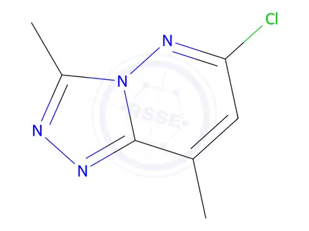 Chemical structure of 6-Chloro-3,8-dimethyl-[1,2,4]triazolo[4,3-b]pyridazine