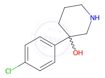 Chemical structure of 3-(4-Chlorophenyl)-3-piperidinol Hydrochloride