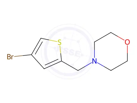 Chemical structure of 4-[(4-Bromothien-2-yl)methyl]morpholine