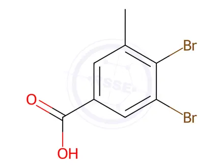Chemical structure of 3,4-Dibromo-5-methyl-benzoic acid