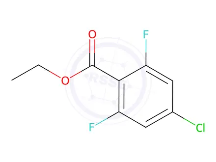 Chemical structure of Ethyl 4-Chloro-2,6-Difluorobenzoate