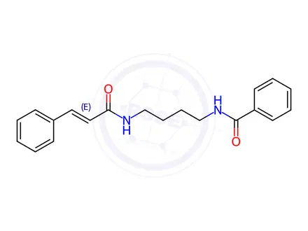Chemical structure of N-(4-(3-Phenylacrylamido)butyl)benzamide